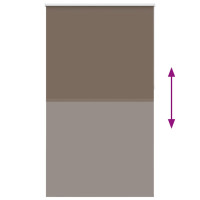 Produktbild för Mörkläggningsgardin kaffe 125x210 cm tyg bredd 121,6 cm