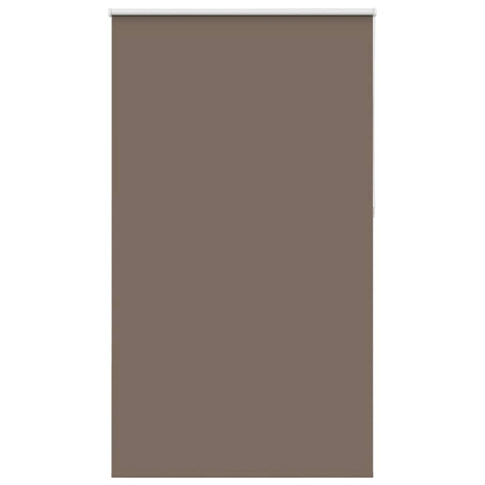 Produktbild för Mörkläggningsgardin kaffe 130x210 cm tyg bredd 126,6 cm