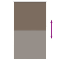 Produktbild för Mörkläggningsgardin kaffe 130x210 cm tyg bredd 126,6 cm