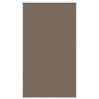 Produktbild för Mörkläggningsgardin kaffe 135x210 cm tyg bredd 131,6 cm