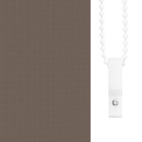 Produktbild för Mörkläggningsgardin kaffe 135x210 cm tyg bredd 131,6 cm