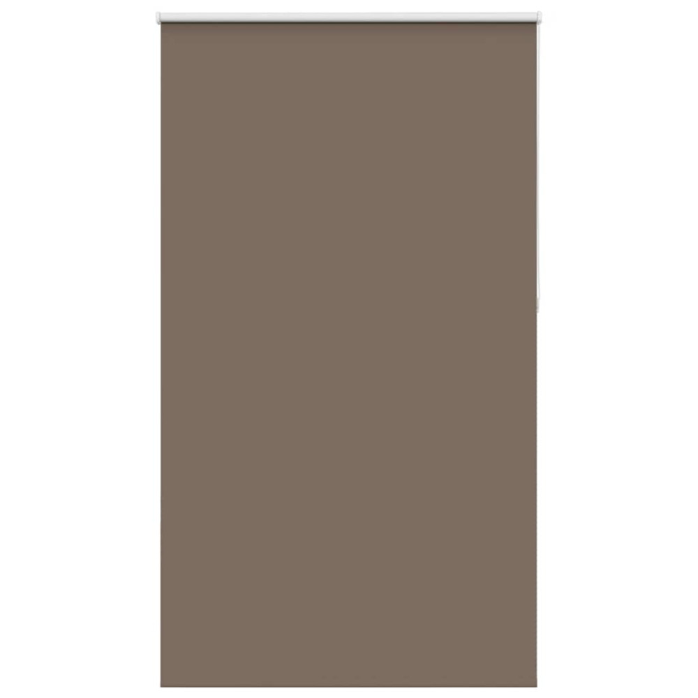 Produktbild för Mörkläggningsgardin kaffe 140x210 cm tyg bredd 136,6 cm