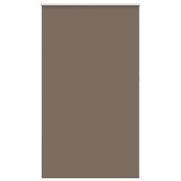 Produktbild för Mörkläggningsgardin kaffe 140x210 cm tyg bredd 136,6 cm