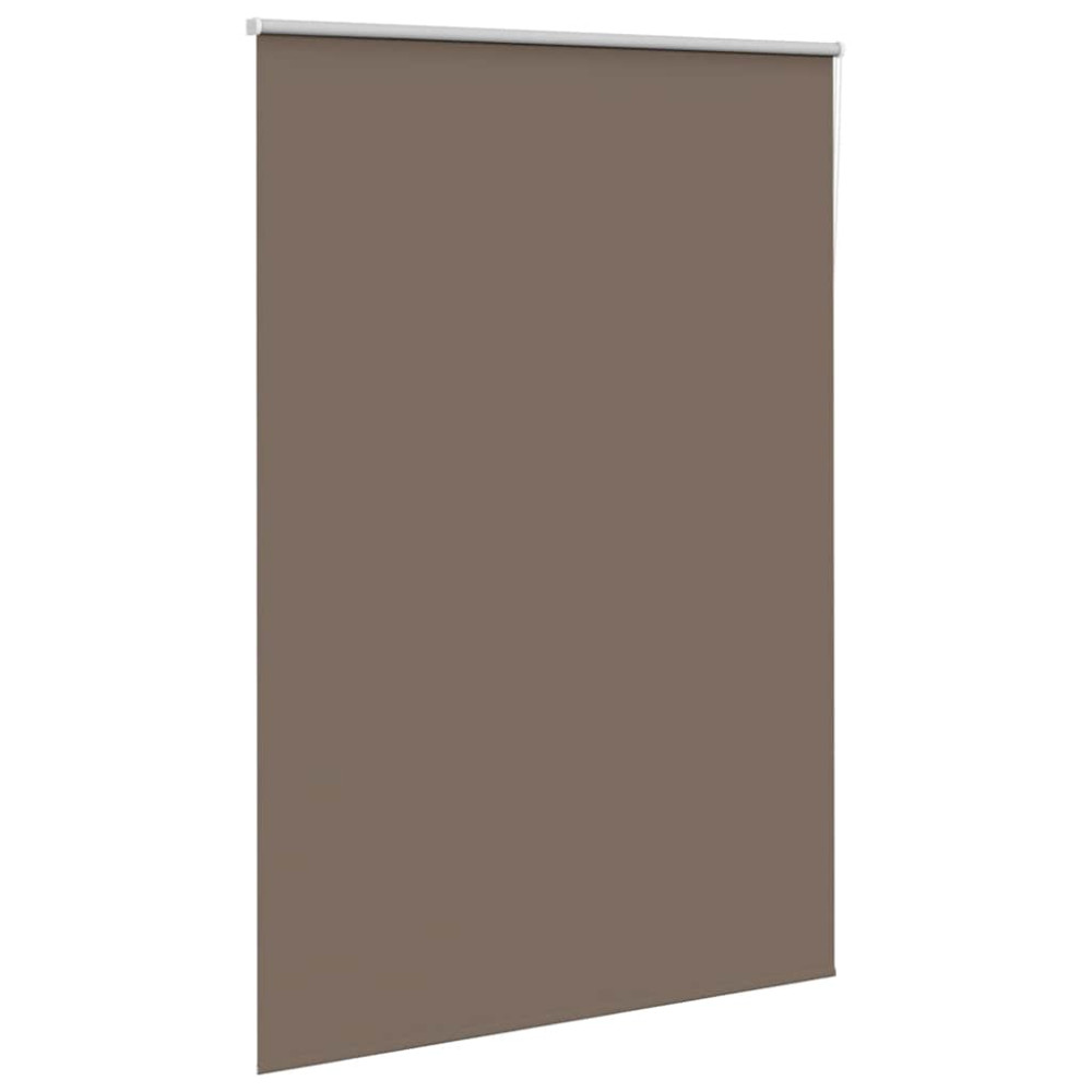 Produktbild för Mörkläggningsgardin kaffe 160x210 cm tyg bredd 156,6 cm