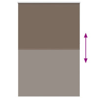 Produktbild för Mörkläggningsgardin kaffe 160x210 cm tyg bredd 156,6 cm