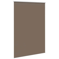 Produktbild för Mörkläggningsgardin kaffe 165x210 cm tyg bredd 161,6 cm
