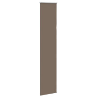 Produktbild för Mörkläggningsgardin kaffe 45x230 cm tyg bredd 40,7 cm polyester