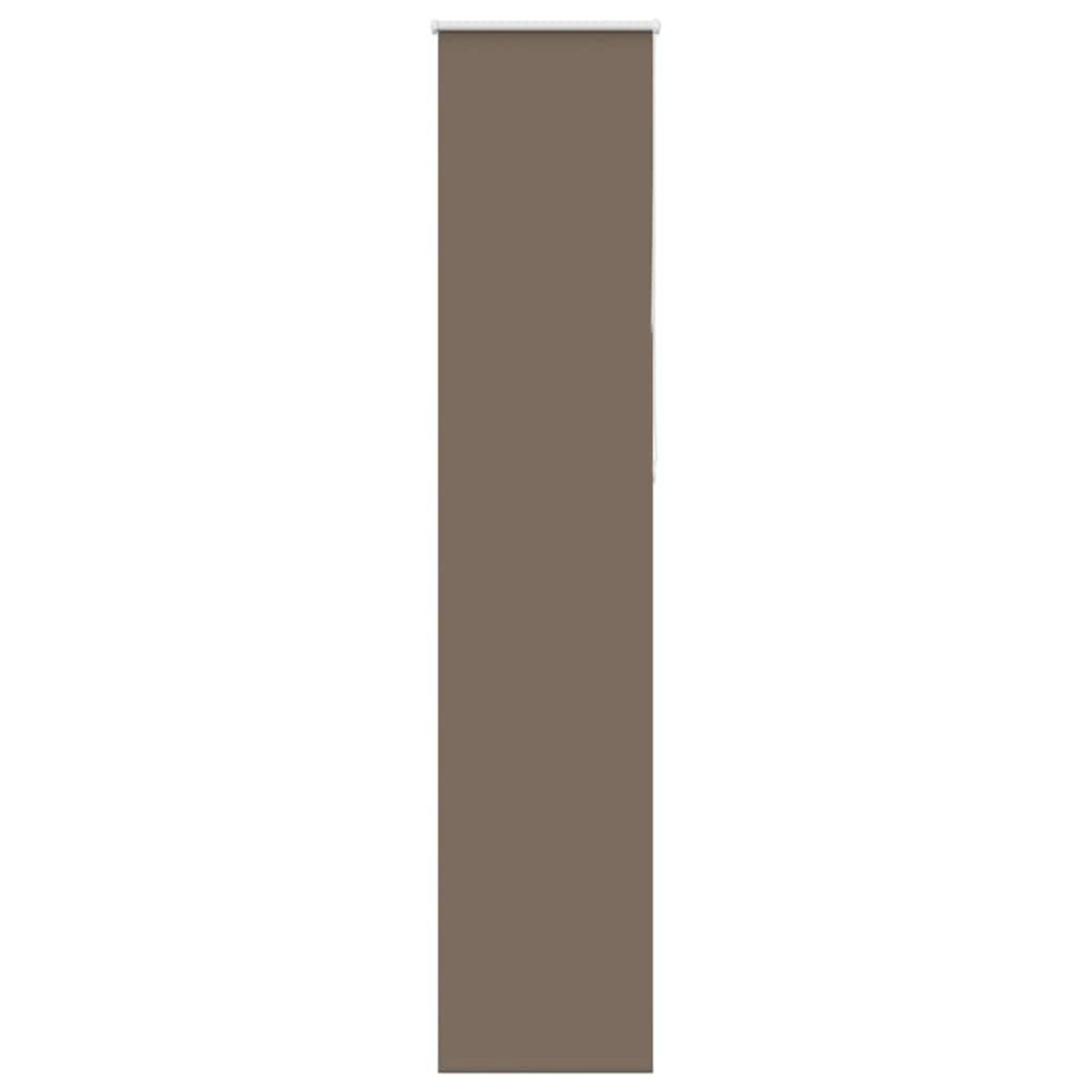 Produktbild för Mörkläggningsgardin kaffe 50x230 cm tyg bredd 45,7 cm polyester