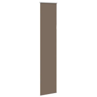 Produktbild för Mörkläggningsgardin kaffe 55x230 cm tyg bredd 50,7 cm polyester