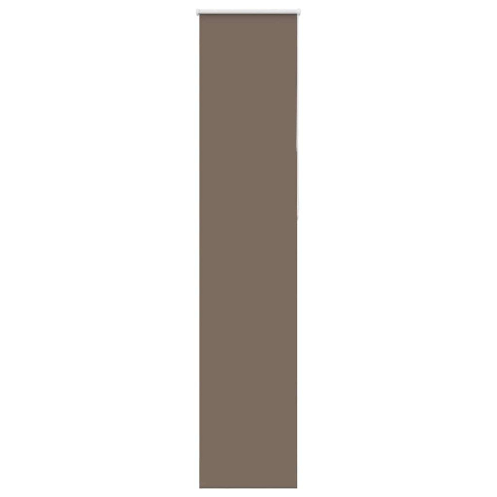 Produktbild för Mörkläggningsgardin kaffe 60x230 cm tyg bredd 55,7 cm polyester