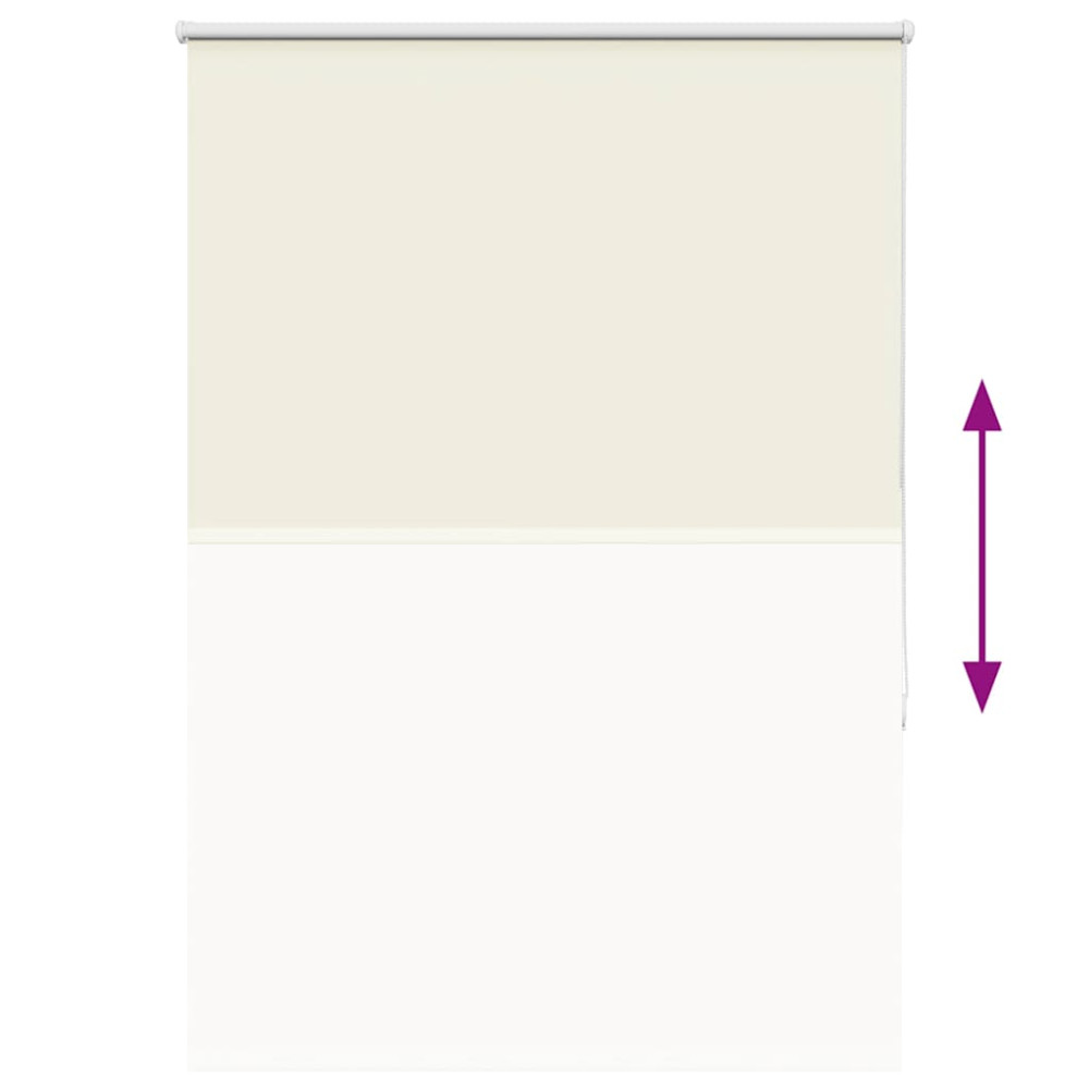 Produktbild för Rullgardin mörkläggning naturvit 105x130 cm tygbredd 100,7 cm