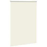 Produktbild för Rullgardin mörkläggning naturvit 115x130 cm tygbredd 110,7 cm