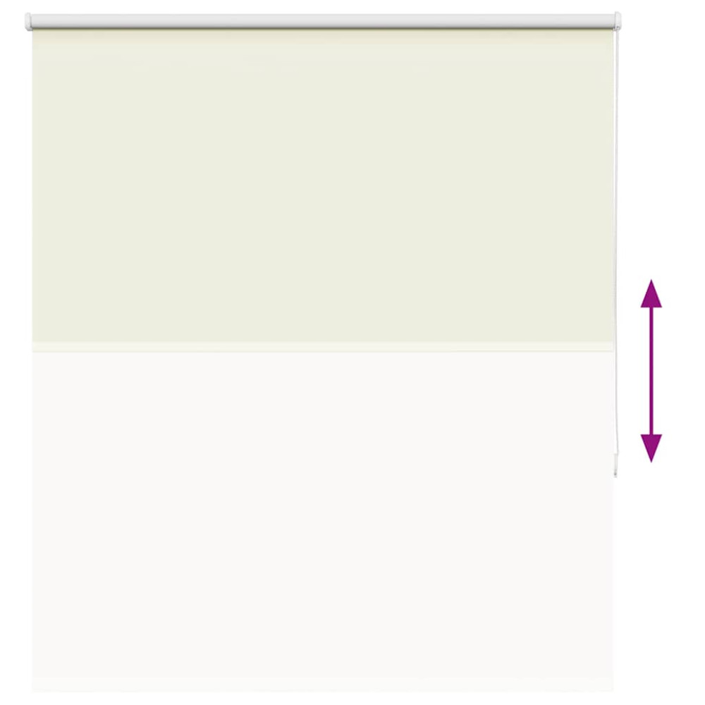 Produktbild för Rullgardin mörkläggning naturvit 125x130 cm tygbredd 121,6 cm