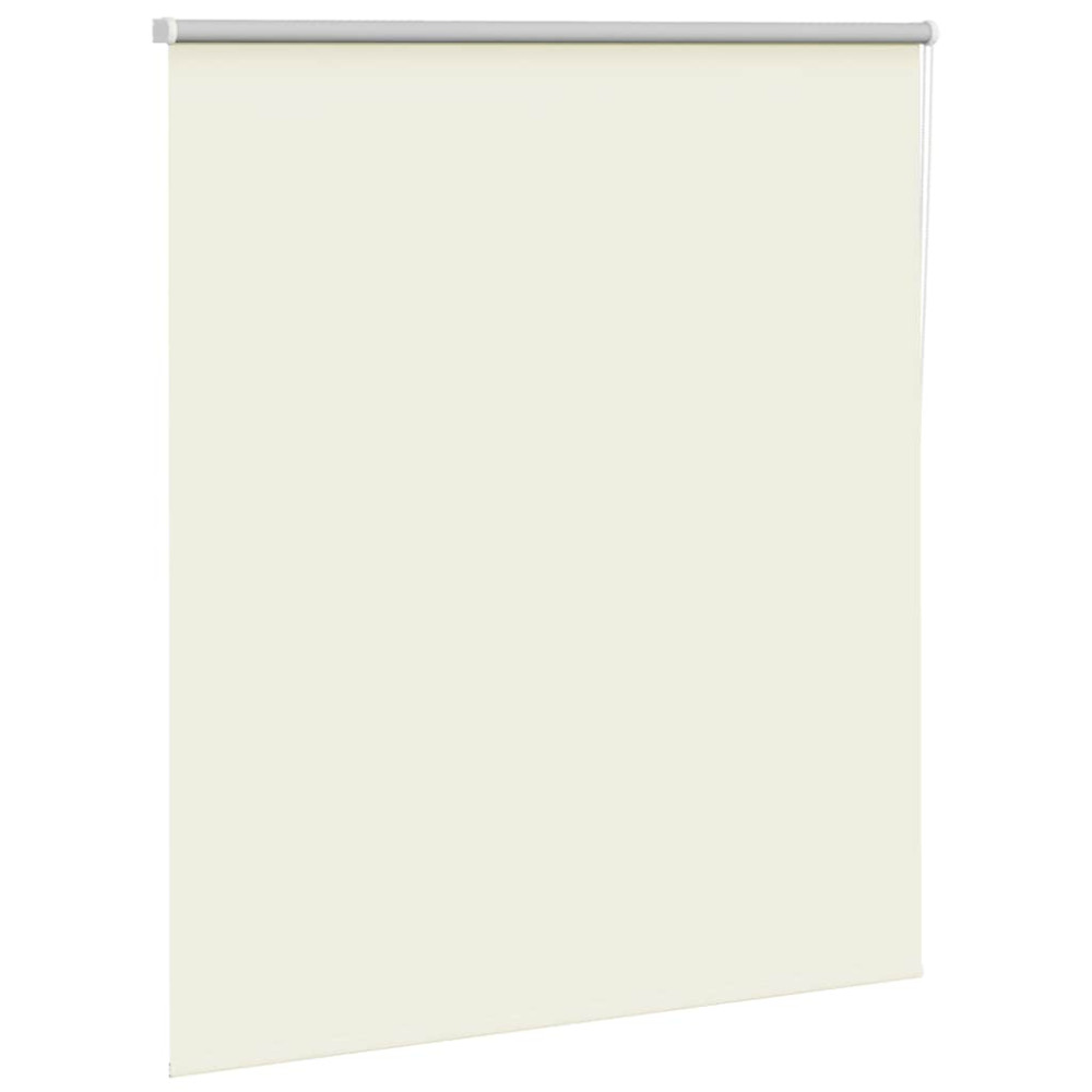 Produktbild för Rullgardin mörkläggning naturvit 140x130 cm tygbredd 136,6 cm