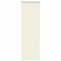 Produktbild för Rullgardin mörkläggning naturvit 40x150 cm tyg bredd 35,7 cm