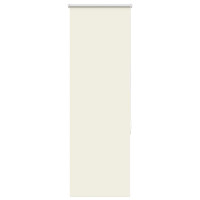 Produktbild för Rullgardin mörkläggning naturvit 45x150 cm tyg bredd 40,7 cm