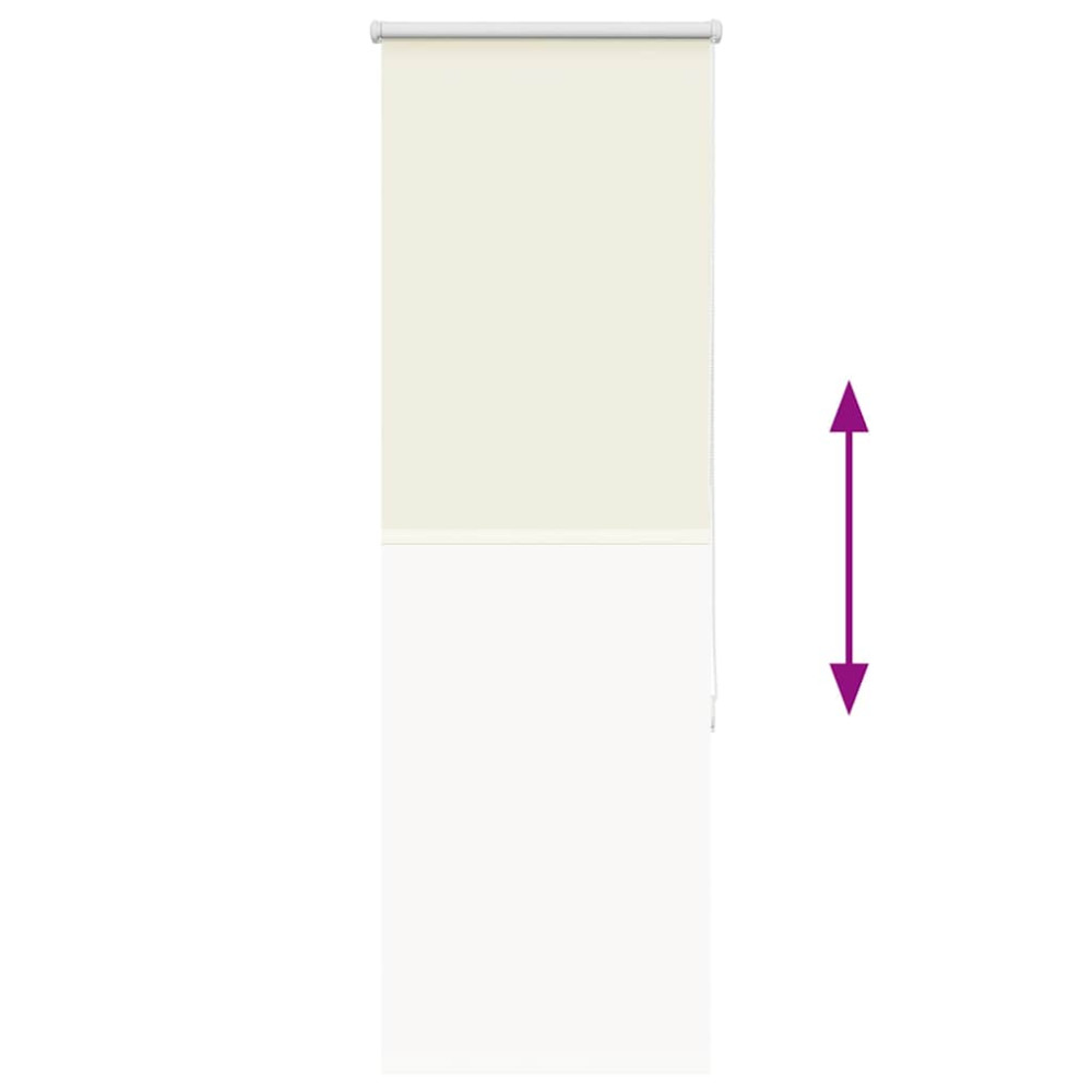 Produktbild för Rullgardin mörkläggningsgardin naturvit 50x150 cm tyg bredd