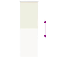 Produktbild för Rullgardin mörkläggningsgardin naturvit 50x150 cm tyg bredd