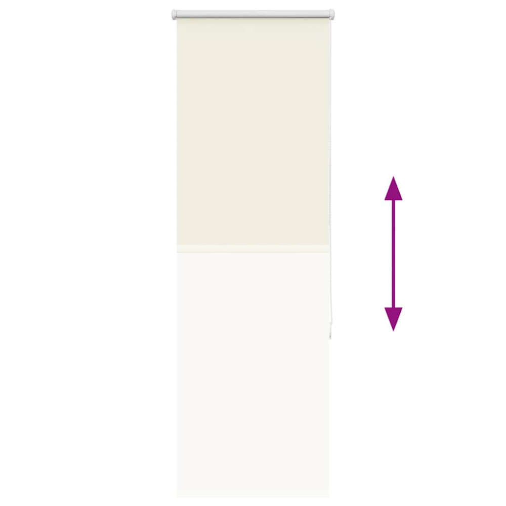 Produktbild för Rullgardin mörkläggning naturvit 60x150 cm tyg bredd 55,7 cm