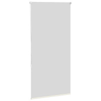 Produktbild för Rullgardin mörkläggning naturvit 65x150 cm tygbredd 60,7 cm