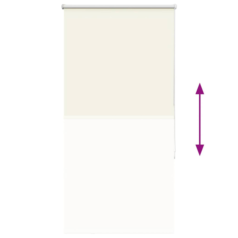 Produktbild för Rullgardin mörkläggning naturvit 65x150 cm tygbredd 60,7 cm