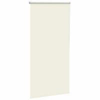 Produktbild för Rullgardin mörkläggning naturvit 75x150 cm tygbredd 70,7 cm