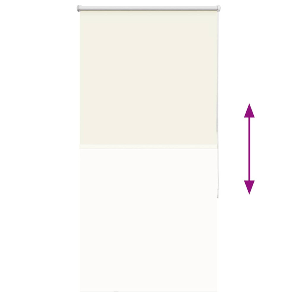 Produktbild för Rullgardin mörkläggning naturvit 75x150 cm tygbredd 70,7 cm