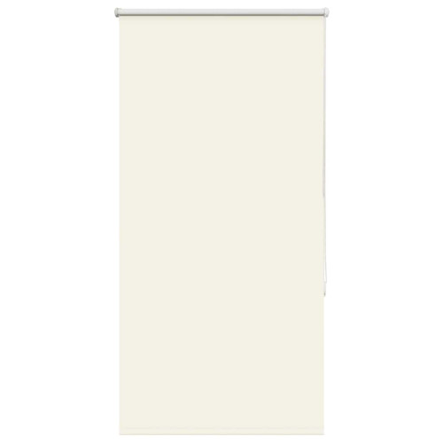 vidaXL Rullgardin mörkläggning naturvit 80x150 cm tyg bredd 75,7 cm