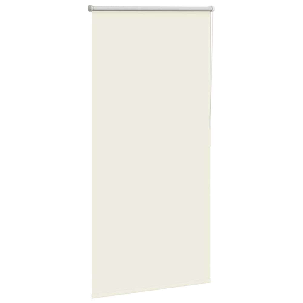 Produktbild för Rullgardin mörkläggning naturvit 80x150 cm tyg bredd 75,7 cm