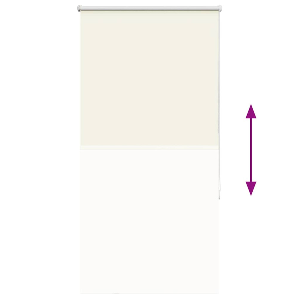 Produktbild för Rullgardin mörkläggning naturvit 80x150 cm tyg bredd 75,7 cm