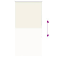 Produktbild för Rullgardin mörkläggning naturvit 80x150 cm tyg bredd 75,7 cm