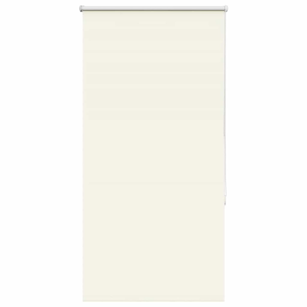 Produktbild för Rullgardin mörkläggning naturvit 85x150 cm tygbredd 80,7 cm