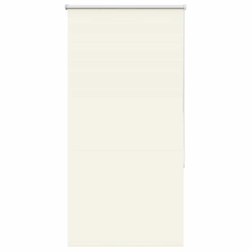 vidaXL Rullgardin mörkläggning naturvit 85x150 cm tygbredd 80,7 cm