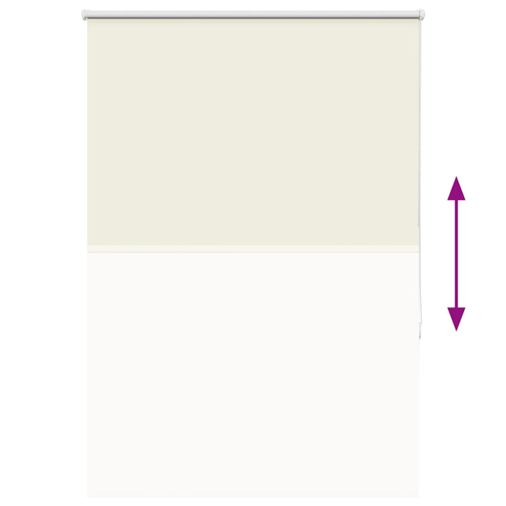 Produktbild för Rullgardin mörkläggning naturvit 90x150 cm tyg bredd 85,7 cm