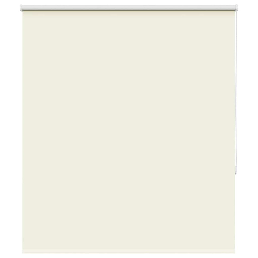 Produktbild för Rullgardin mörkläggning naturvit 125x150 cm tyg bredd 121,6 cm