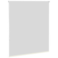 Produktbild för Rullgardin mörkläggning naturvit 125x150 cm tyg bredd 121,6 cm