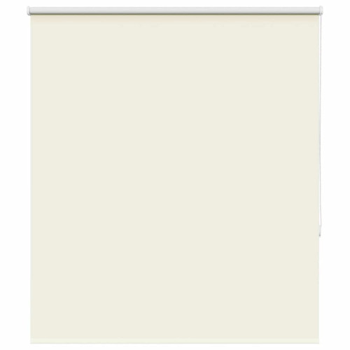 vidaXL Rullgardin mörkläggning naturvit 130x150 cm tygbredd 126,6 cm