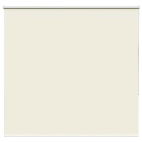 vidaXL Rullgardin mörkläggning naturvit 155x150 cm tygbredd 151,6 cm