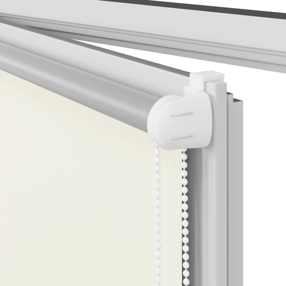 Produktbild för Rullgardin mörkläggning naturvit 40x175 cm tyg bredd 35,7 cm