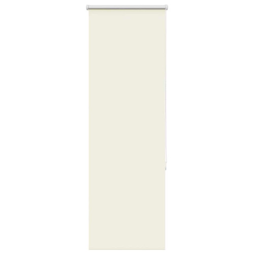 vidaXL Rullgardin mörkläggning naturvit 45x175 cm tyg bredd 40,7 cm