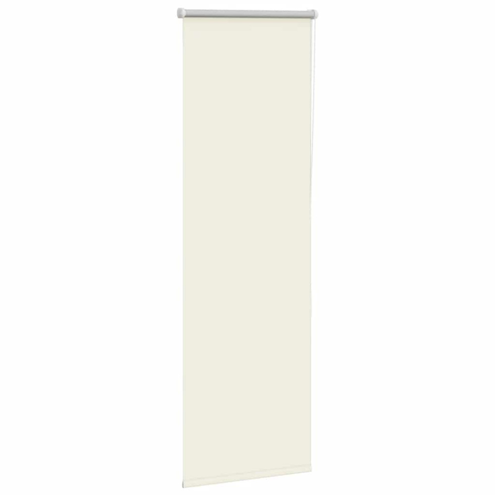 Produktbild för Rullgardin mörkläggning naturvit 45x175 cm tyg bredd 40,7 cm