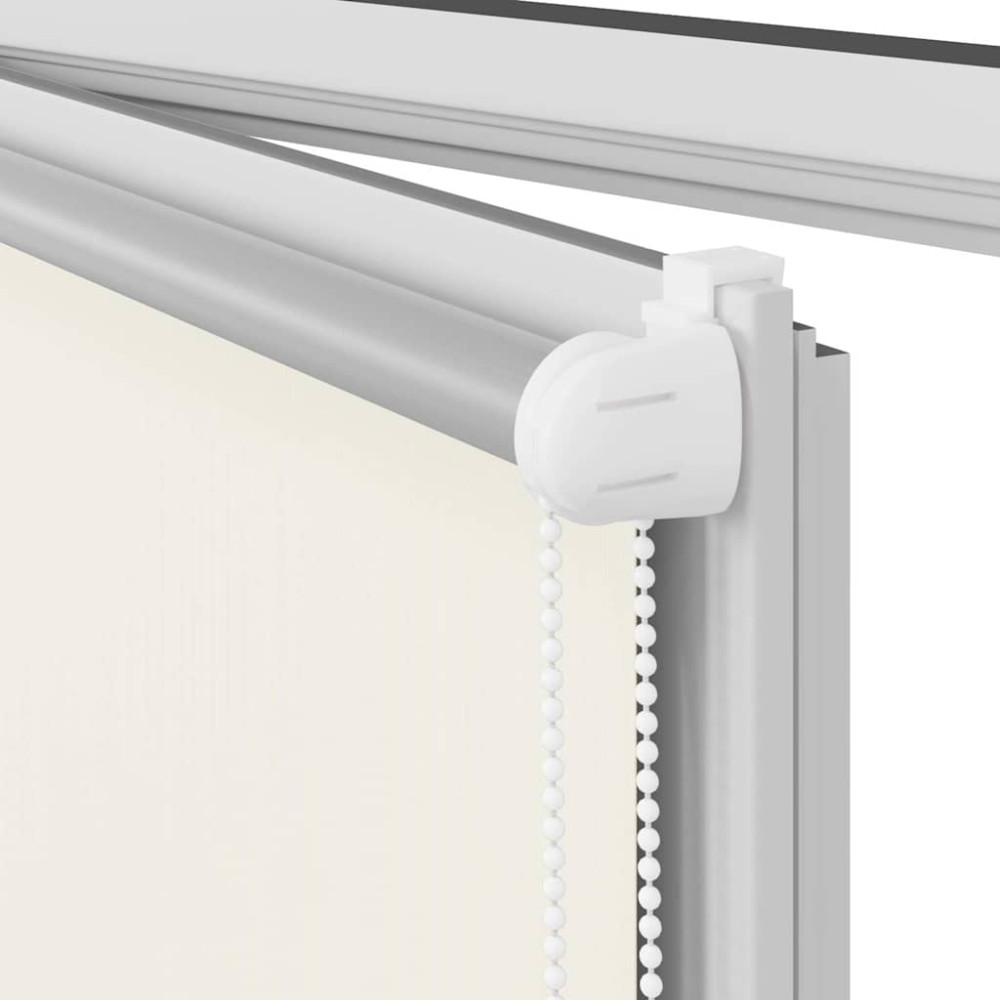 Produktbild för Rullgardin mörkläggning naturvit 50x175 cm tyg bredd 45,7 cm