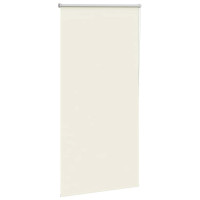 Produktbild för Rullgardin mörkläggning naturvit 65x175 cm tyg bredd 60,7 cm
