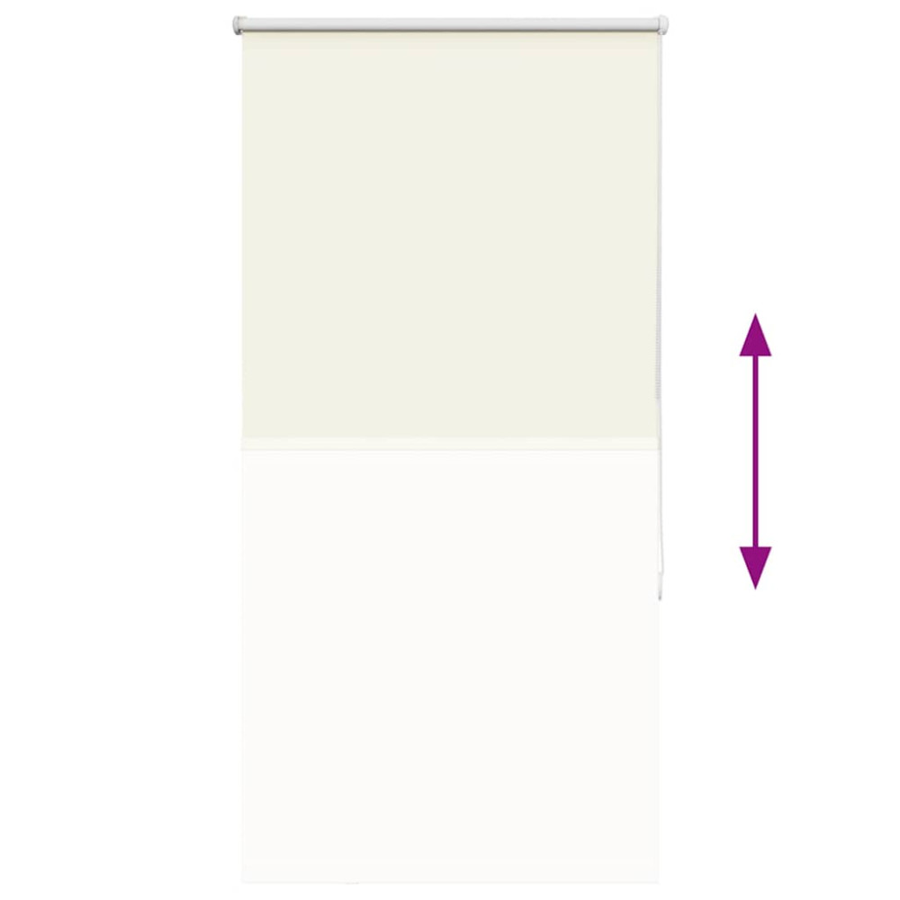 Produktbild för Rullgardin mörkläggning naturvit 65x175 cm tyg bredd 60,7 cm