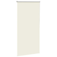 Produktbild för Rullgardin mörkläggning naturvit 85x175 cm tygbredd 80,7 cm
