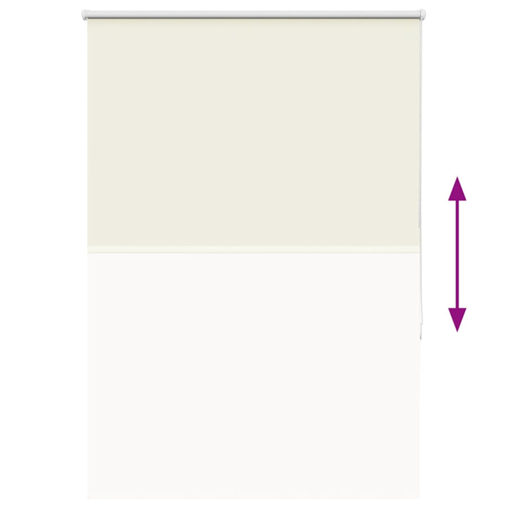 Produktbild för Rullgardin mörkläggning naturvit 95x175 cm tygbredd 90,7 cm