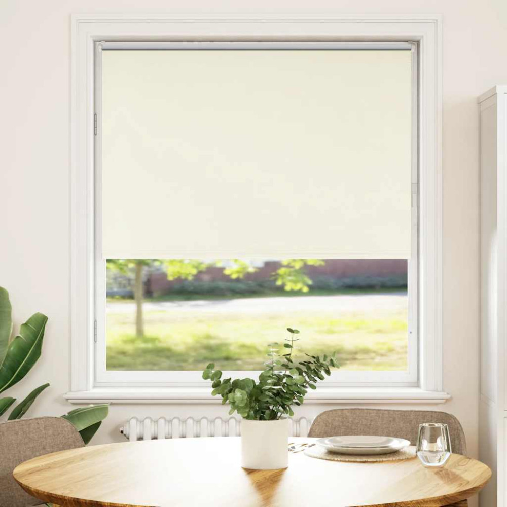 Produktbild för Rullgardin mörkläggning naturvit 110x175 cm tygbredd 105,7 cm