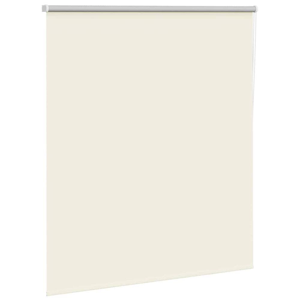 Produktbild för Rullgardin mörkläggning naturvit 125x175 cm tyg bredd 121,6 cm