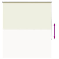 Produktbild för Rullgardin mörkläggning naturvit 130x175 cm tygbredd 126,6 cm