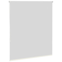 Produktbild för Rullgardin mörkläggning naturvit 140x175 cm tygbredd 136,6 cm